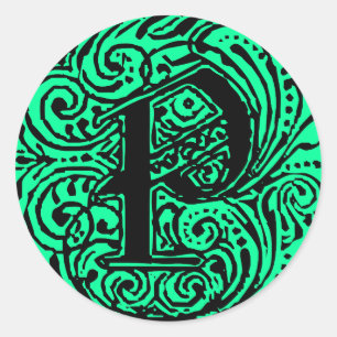 Monarchia "P" Ronde Sticker