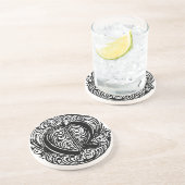 Monarchia "Q" Zandsteen Onderzetter (Zijkant)