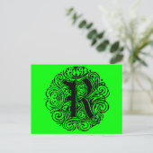 Monarchia "R" Briefkaart (Staand voorkant)
