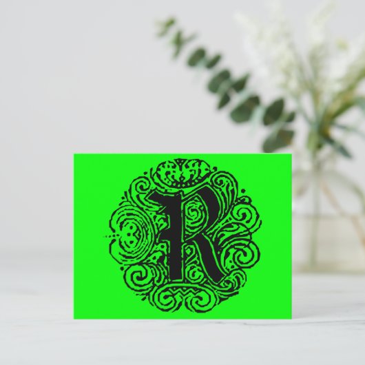 Monarchia "R" Briefkaart (Staand voorkant)