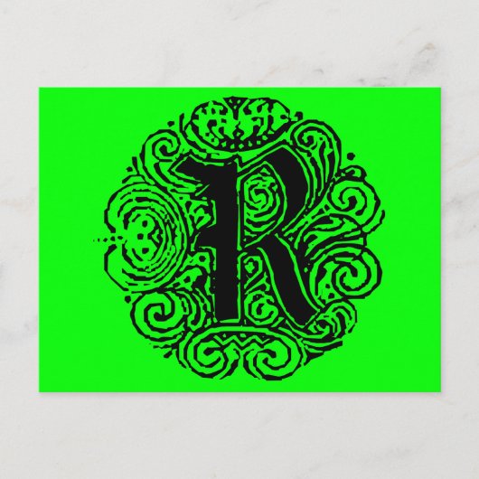 Monarchia "R" Briefkaart (Voorkant)