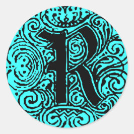 Monarchia "R " Ronde Sticker