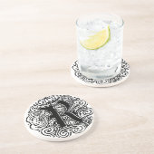 Monarchia "R" Zandsteen Onderzetter (Zijkant)