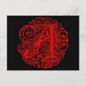 Monarchia Red "A" Briefkaart (Voorkant)