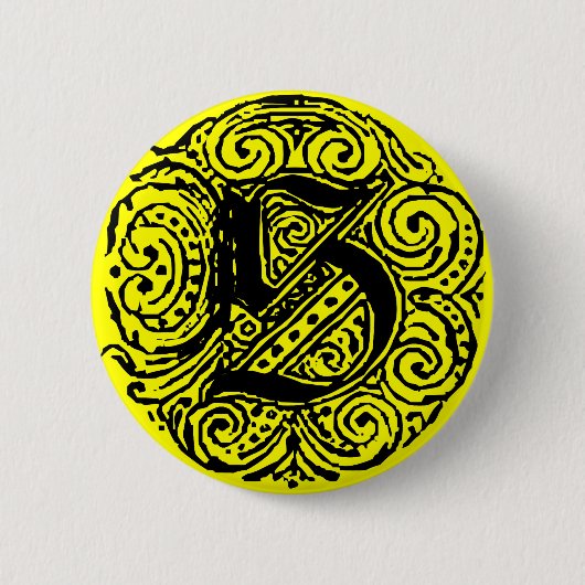 Monarchia "S" Ronde Button 5,7 Cm (Voorkant)