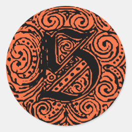 Monarchia "S" Ronde Sticker