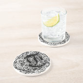 Monarchia "T" Zandsteen Onderzetter (Zijkant)