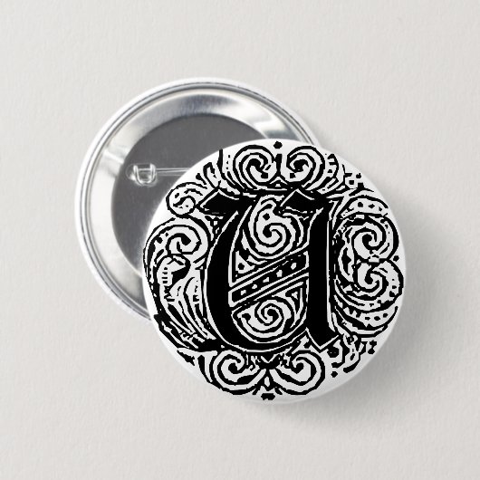 Monarchia "U" Ronde Button 5,7 Cm (Voorkant /achterkant)