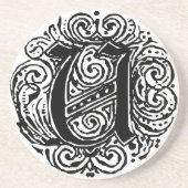 Monarchia "U" Zandsteen Onderzetter (Voorkant)