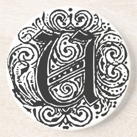 Monarchia "U" Zandsteen Onderzetter (Voorkant)