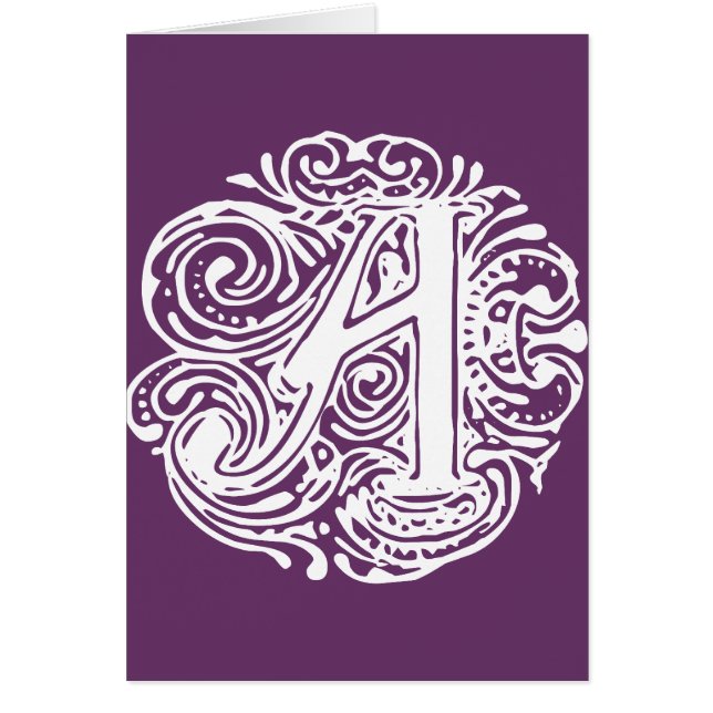 Monarchia White Letter "A" (Voorkant)