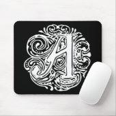 Monarchia White Letter "A" Muismat (Met muis)