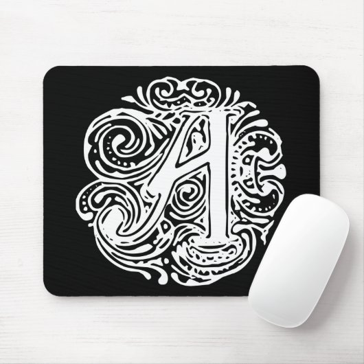 Monarchia White Letter "A" Muismat (Met muis)