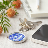 Monarchia White Letter "A" Sleutelhanger (Zijkant)