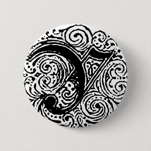 Monarchia "Y" Ronde Button 5,7 Cm (Voorkant)