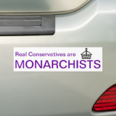 Monarchistische Bumpersticker (Op auto)