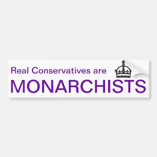 Monarchistische Bumpersticker