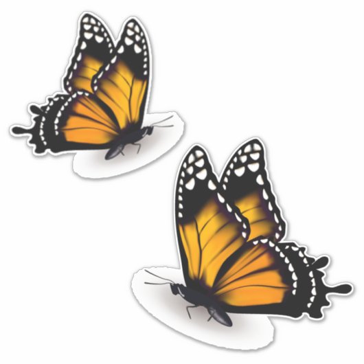 Monarchs Auto Decal Sticker (Voorkant)