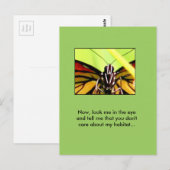 Monarch's bericht briefkaart (Voorkant / Achterkant)