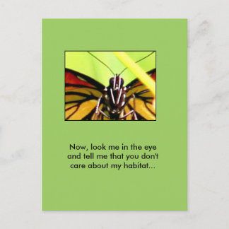 Monarch's bericht briefkaart