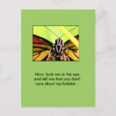 Monarch's bericht briefkaart (Voorkant)