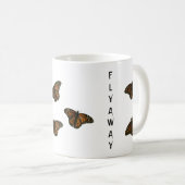 Monarchs Fly Away Koffiemok (Voorkant rechts)