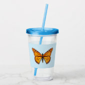 Monarchvlinder Acryl Drinkbeker (Achterkant)