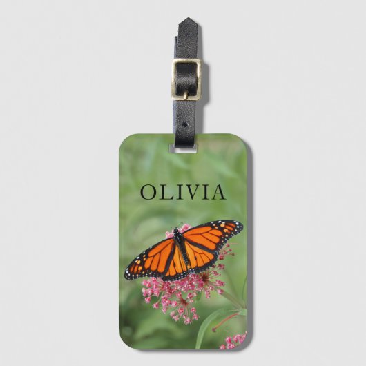 Monarchvlinder Bagagelabel (Voorkant (verticaal))