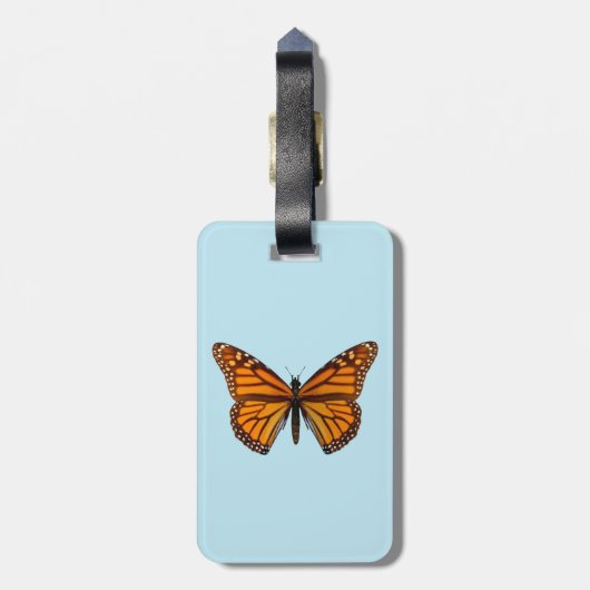 Monarchvlinder Bagagelabel (Achterkant verticaal)