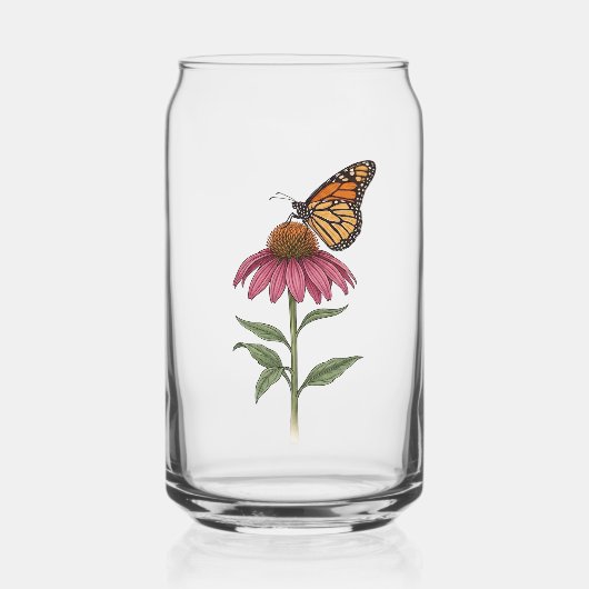 Monarchvlinder Blikvorm Glas (Voorkant)