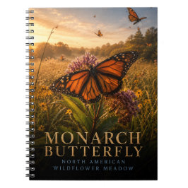 Monarchvlinder Bloemenweide DIEREN Notitieboek