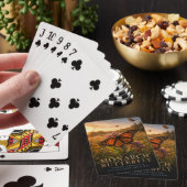 Monarchvlinder Bloemenweide DIEREN Pokerkaarten (Insitu)
