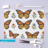 Monarchvlinder Bloemmotief Tissuepapier (Craft)