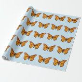 Monarchvlinder Cadeaupapier (Uitgerold)
