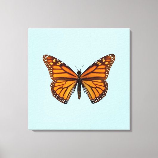 Monarchvlinder Canvas Afdruk (Voorkant)