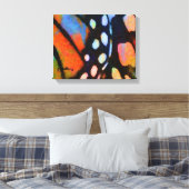 Monarchvlinder Canvas Afdruk (Insitu (Slaapkamer))