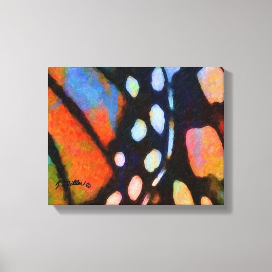 Monarchvlinder Canvas Afdruk (Voorkant)
