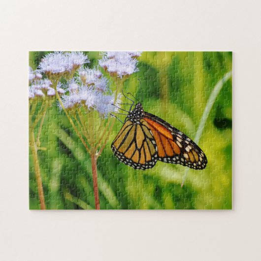  monarchvlinder close-up kunstpuzzel legpuzzel (Horizontaal)