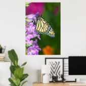 Monarchvlinder | Danaus Plexippus Poster (Thuiskantoor)