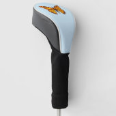 Monarchvlinder Golfheadcover (Schuin)