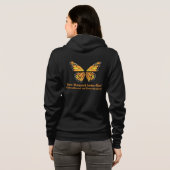 Monarchvlinder Hoodie (Achterkant volledig)