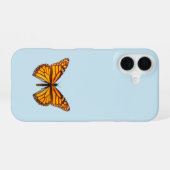 Monarchvlinder iPhone 16 Hoesje (Achterkant horizontaal)