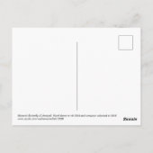 Monarchvlinder (Kleurig gemaakt) Briefkaart (Achterkant)