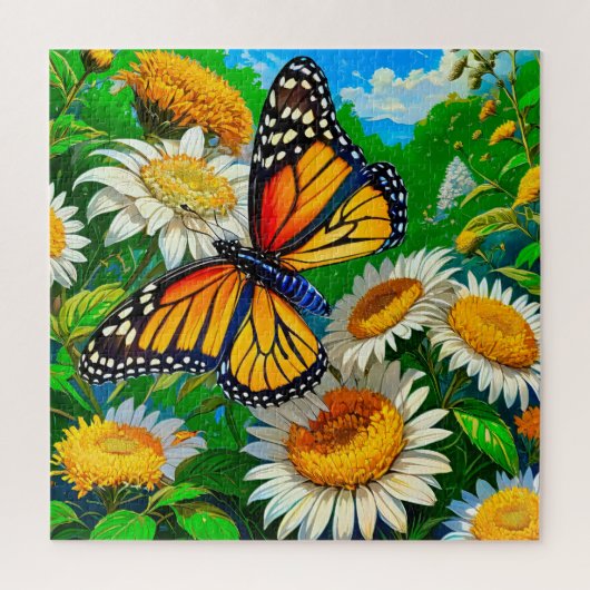 Monarchvlinder Legpuzzel (Verticaal)