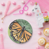 Monarchvlinder | Mooie Aquarel Papieren Bordje (Feest)