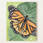 Monarchvlinder | Mooie Aquarel Planner (Achterkant)