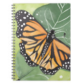 monarchvlinder | Mooie Waterverf Notitieboek (Voorkant)