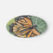 monarchvlinder | Mooie Waterverf Papieren Bordje (Gekanteld)