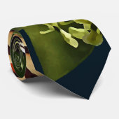 Monarchvlinder op Euonymus Stropdas (Opgerold)