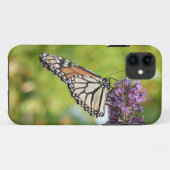 Monarchvlinder op paarse vlinderstruik Case-Mate iPhone case (Achterkant (horizontaal))